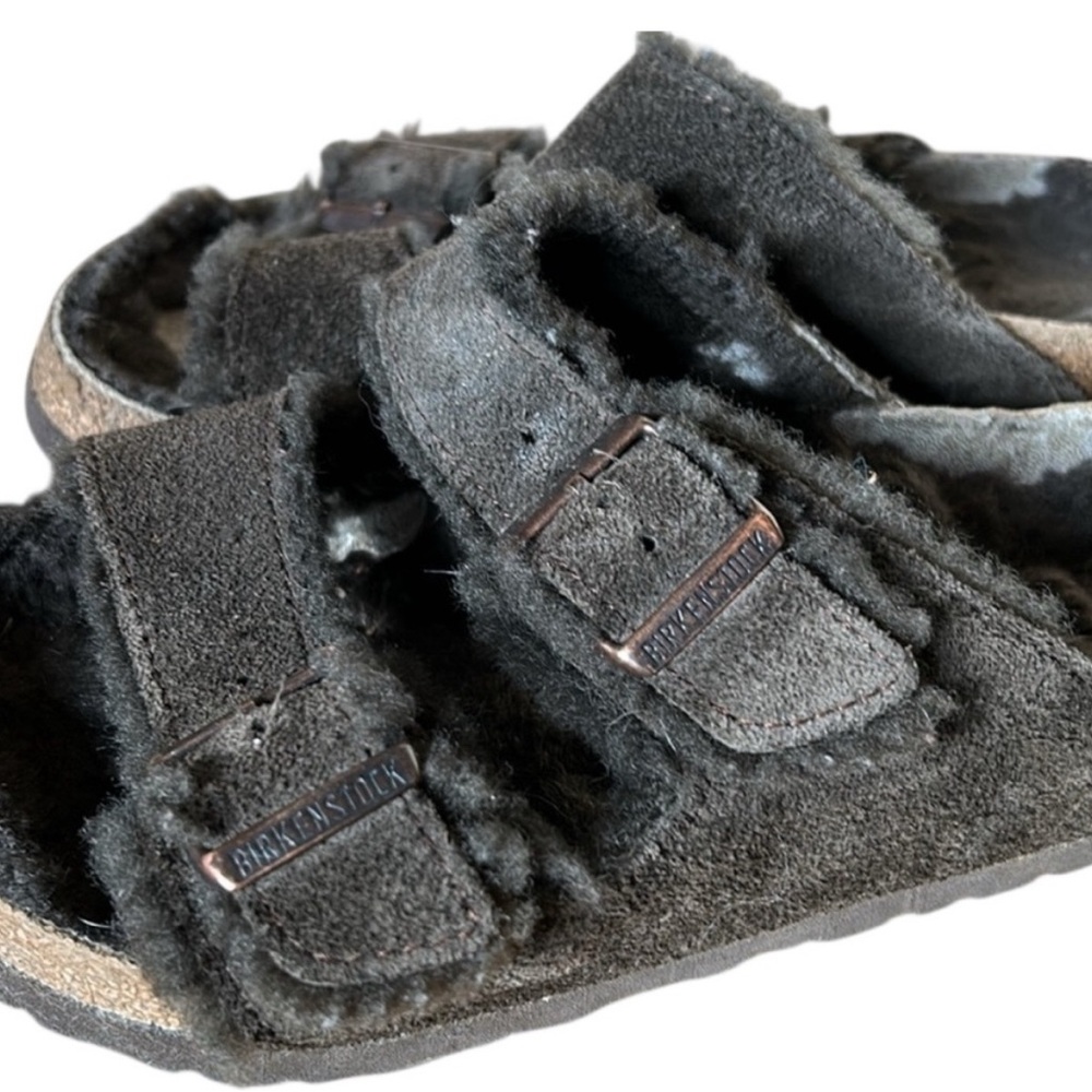 Birkenstock Shearling Arizona Sandals 36